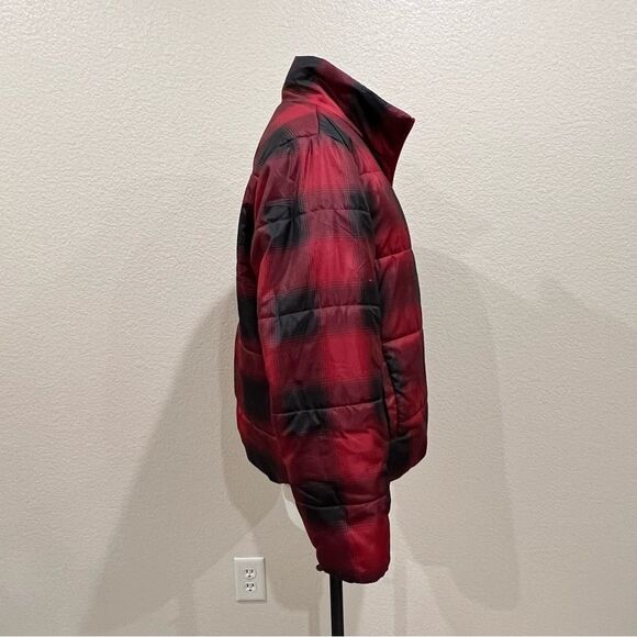 Universal Thread Buffalo Plaid Puffer Jacket Medium - Picture 4 of 16